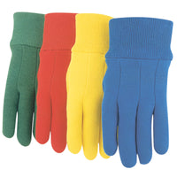 Midwest Glove 537K Bright Colored Kids Cotton Jersey Gloves Assorted (Pack of 12)