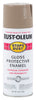 Rust-Oleum Stops Rust Gloss Cambridge Stone Spray Paint 12 oz. (Pack of 6)