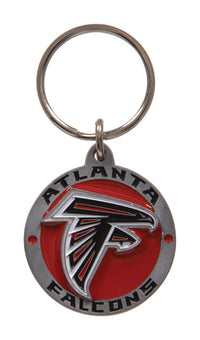 Hillman NFL Metal Silver Key Chain (Pack of 3).