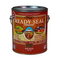 Ready Seal Goof Proof Semi-Transparent Dark Walnut Oil-Based Wood Stain and Sealer 1 gal. (Pack of 4)