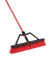 Libman High Power Polymer Fiber 24 in.   Heavy Duty Push Broom