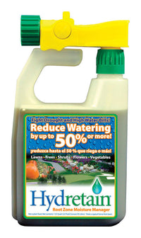 Hydretain Organic Moisture Manager Soil Treatment 5000 sq ft 32 oz