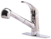 Ultra Faucets Classic One Handle Chrome Pull-Out Kitchen Faucet