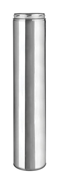 Selkirk Sure-Temp 8 in. D X 24 in. L Stainless Steel Chimney Pipe