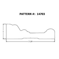 Alexandria Moulding 3-1/4 x 8 ft. L Primed White MDF Moulding (Pack of 4)