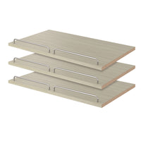 Easy Track .625 in. H X 14 in. W X 24 in. L Wood Laminate Closet Organizer Shelf