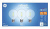 GE Refresh G25 E26 (Medium) LED Bulb Daylight 40 Watt Equivalence 3 pk