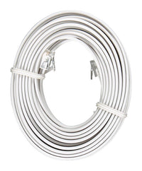 GE Jasco 76119 25' White Phone Cord