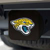 NFL - Jacksonville Jaguars  Black Metal Hitch Cover - 3D Color Emblem