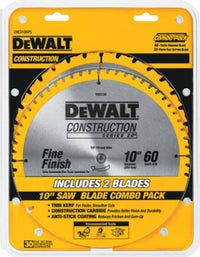 Saw Blade Set 10"2Pc