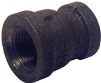 Black Pipe Fitting, Coupling, 1/2 x 1/8-In.