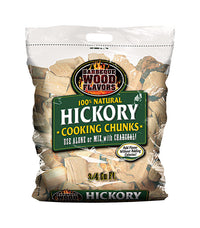 Barbeque Wood Flavors  Hickory  Cooking Chunks  0.75 cu. ft.