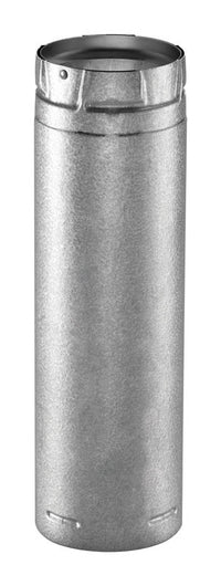 DuraVent 3 in. Dia. x 60 in. L Galvanized Steel Double Wall Stove Pipe (Pack of 2)