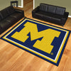 University of Michigan 8ft. x 10 ft. Plush Area Rug