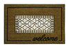 Rubber  30 in. L x 18 in. W Brown  Coir  Door Mat