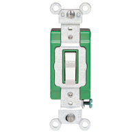 Leviton 30 amps Toggle Switch White 1 pk