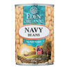 Eden Foods Navy Beans - Organic - Case of 12 - 15 oz.