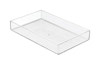 iDesign Clarity Clear Plastic Drawer Organizer (Pack of 4)