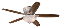 Westinghouse  Carolina  52 in. Brushed Nickel  Indoor  Ceiling Fan