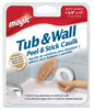 Magic Peel & Stick Tub and Wall White Moisture Resistant Caulk Strips 1-5/8 in. x 11 ft. (Pack of 6).