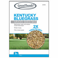 Grass Seed, Kentucky Bluegrass, 3-Lbs., Covers 1,500 Sq. Ft.