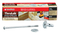 FastenMaster ThruLok No. 14 X 6.25 in. L Hex Galvanized Wood Screws 6 pk