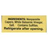 Alessi - Capers in White Balsamic Vinegar - 3.5 oz - Case of 6