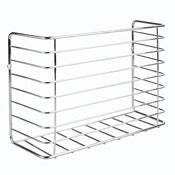 Interdesign 48910 11.75 X 4.07 X 8.2 Chrome Classico Wall Mount Cabinet Kitchen Wrap Organizer