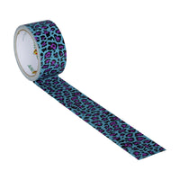 Duck  1.88 in. W x 10 yd. L Blue  Leopard  Duct Tape