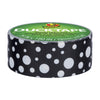 Duck 0.75 in. W x 180 in. L Black/White Mod Dots Duct Tape (Pack of 6)