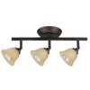 Globe  Oil Rubbed Bronze  Black  3 lights Track Light Kit