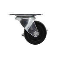 Shepherd Hardware 3 in. D Swivel Soft Rubber Caster with Swivel Plate 175 lb 1 pk