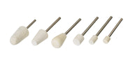 Dico 1-1/2 in. L Felt Mandrel Mounted Bob Accessory Kit 6 pk