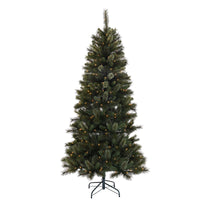 Celebrations  6-1/2 ft. Mixed Cashmere  Incandescent  300 count Mixed Cashmere  Christmas Tree