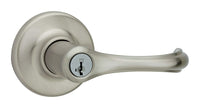 Weiser Lever Entry 1/2" Alfini Satin Nickel Finish Left Or Right Hand Steel Ansi Gr 3