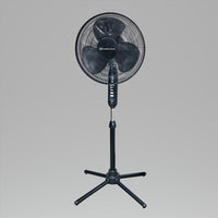 Comfort Zone 16 in. H 3 speed Oscillating Pedestal Fan