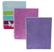 Studio C 29927 10.5" X 8" All A Flutter 1 Subject Notebook Assorted Styles