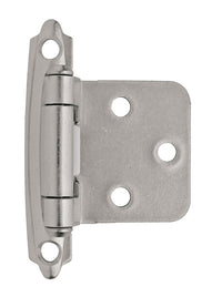 Amerock  2-3/4 in. L Satin Nickel  Door Hinge  2 pk