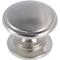 Hickory Hardware P3053-SS 1-1/4" Round Stainless Steel Williamsburg Cabinet Knob