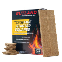 Rutland Safe Lite Fire Starter Squares (Pack of 144)