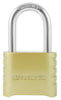 Wordlock 3-3/4 in. H X 1-5/16 in. W X 5-7/8 in. L Brass 4-Dial Combination Padlock