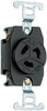 Locking Outlet, Black, NEMA L5-15r, 125-Volt