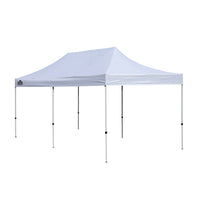 Commercial Canopy, 3 Heights, White, 10 x 20-Ft.