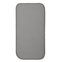 Microfiber Dish Drying Mat, Pewter/Ivory, 18 x 9-In.