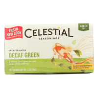 Celestial Seasonings Green Tea Caffeine Free - 20 Tea Bags - Case of 6