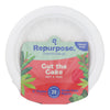 Repurpose Compostable Bagasse Plates - Case of 24 - 20 Count