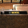 MLB - Milwaukee Brewers Bar Mat - 3.25in. x 24in.