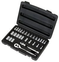 30-Pc. SAE Socket Set, 1/4-In. Drive