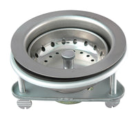 Keeney 4-1/2 in.   D Brushed Stainless Steel Basket Strainer Assembly