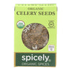 Spicely Organics - Organic Celery Seeds - Case of 6 - 0.35 oz.